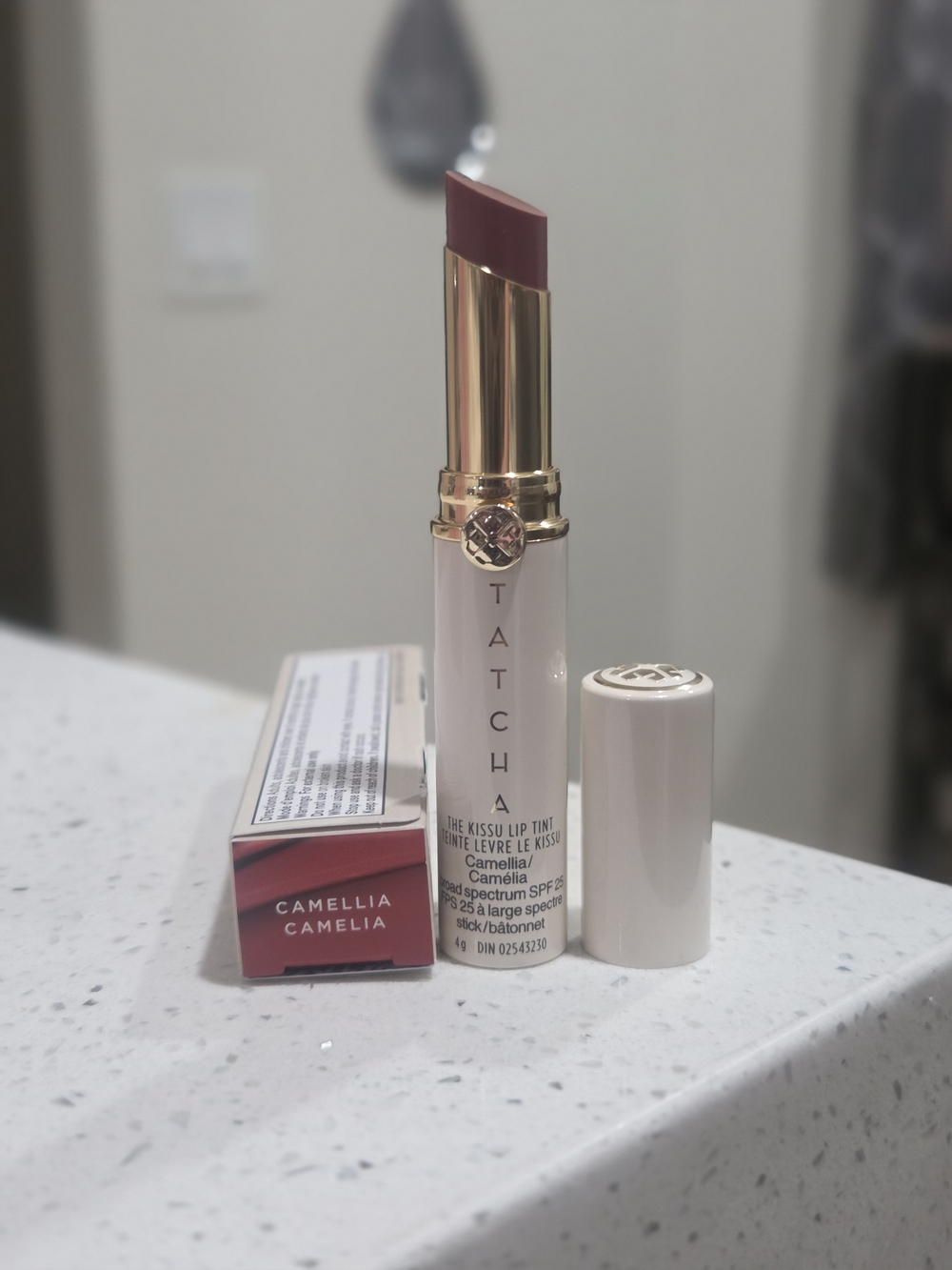 Tatcha The Kissu Lip Tint in Camellia - Soft Rose Pink